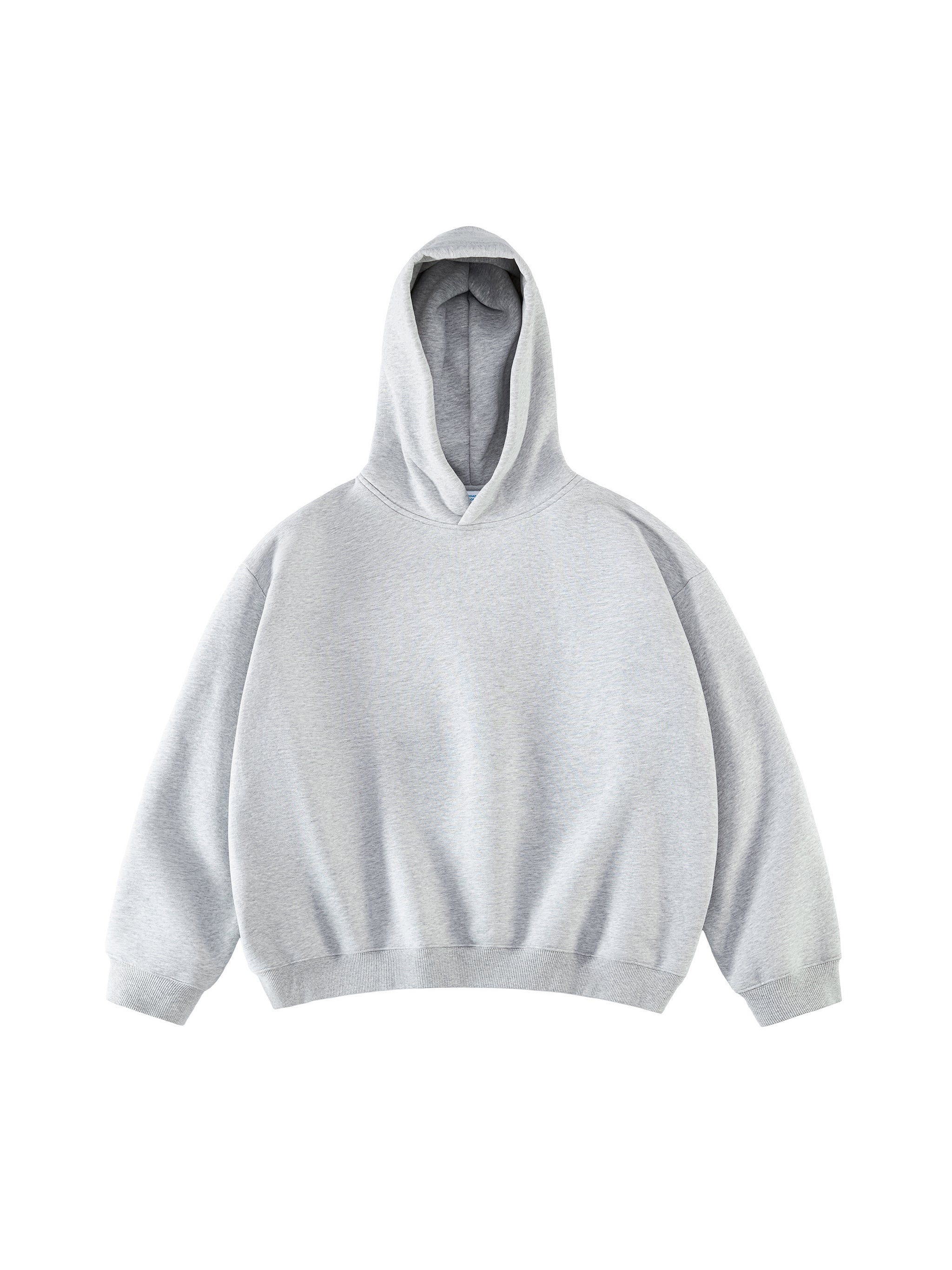 Le fleeced boxy hoodie.