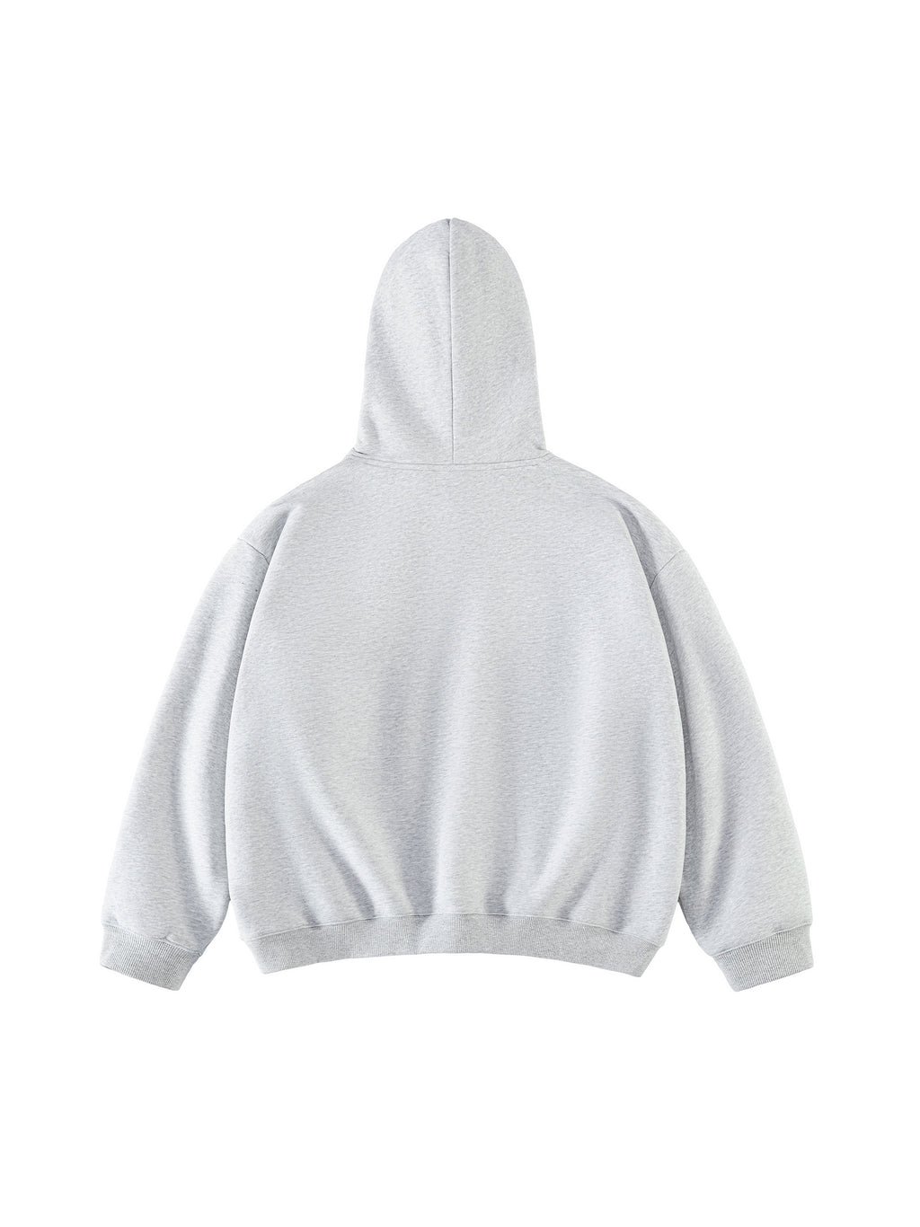 Le fleeced boxy hoodie.
