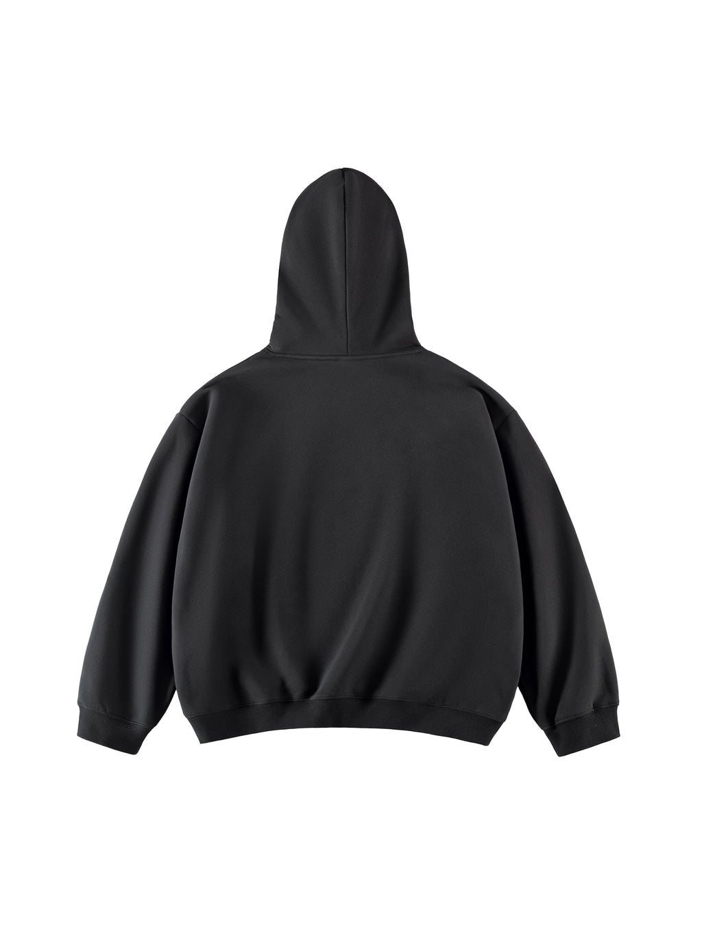 Le fleeced boxy hoodie.