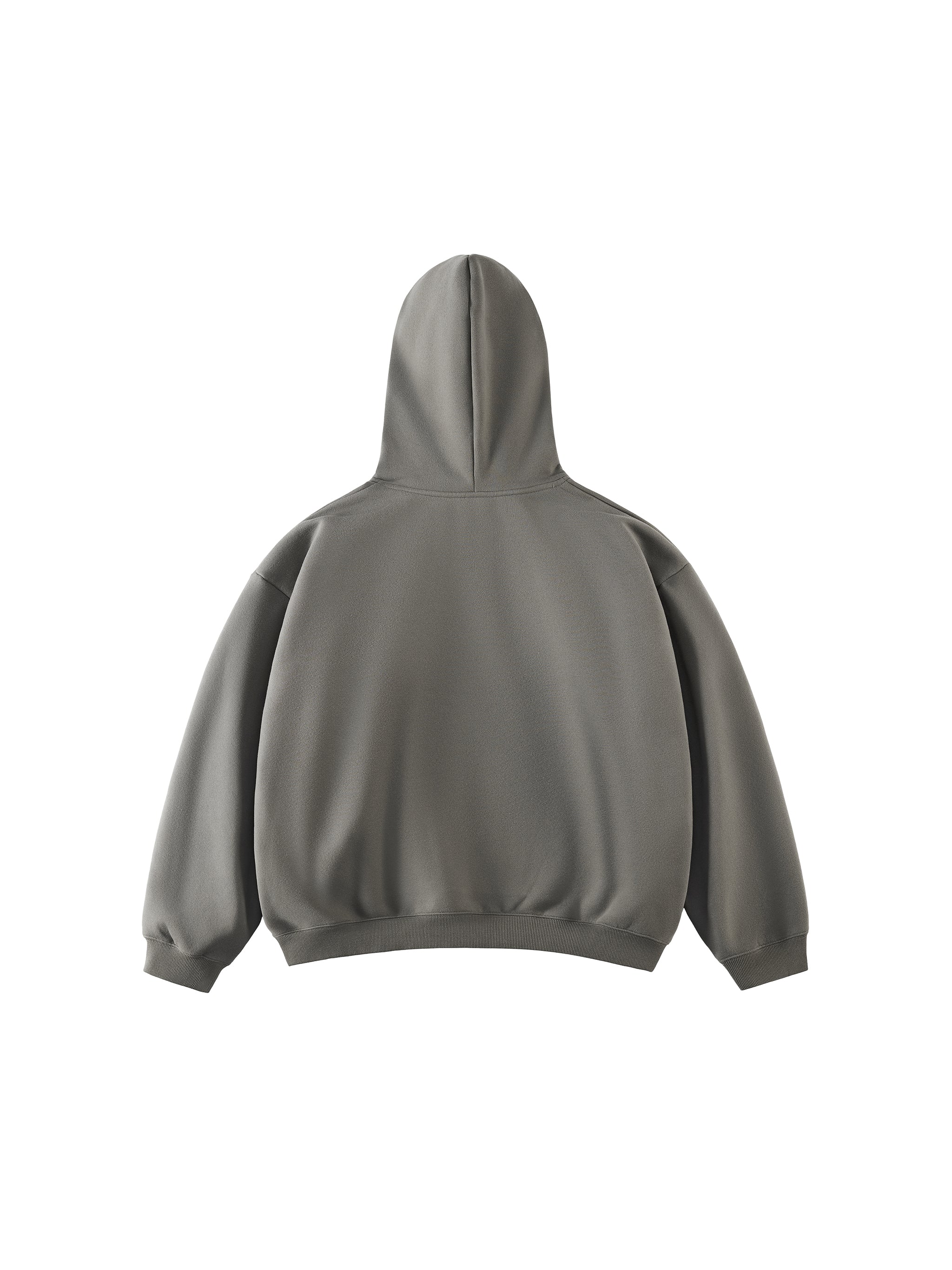 Le fleeced boxy hoodie.