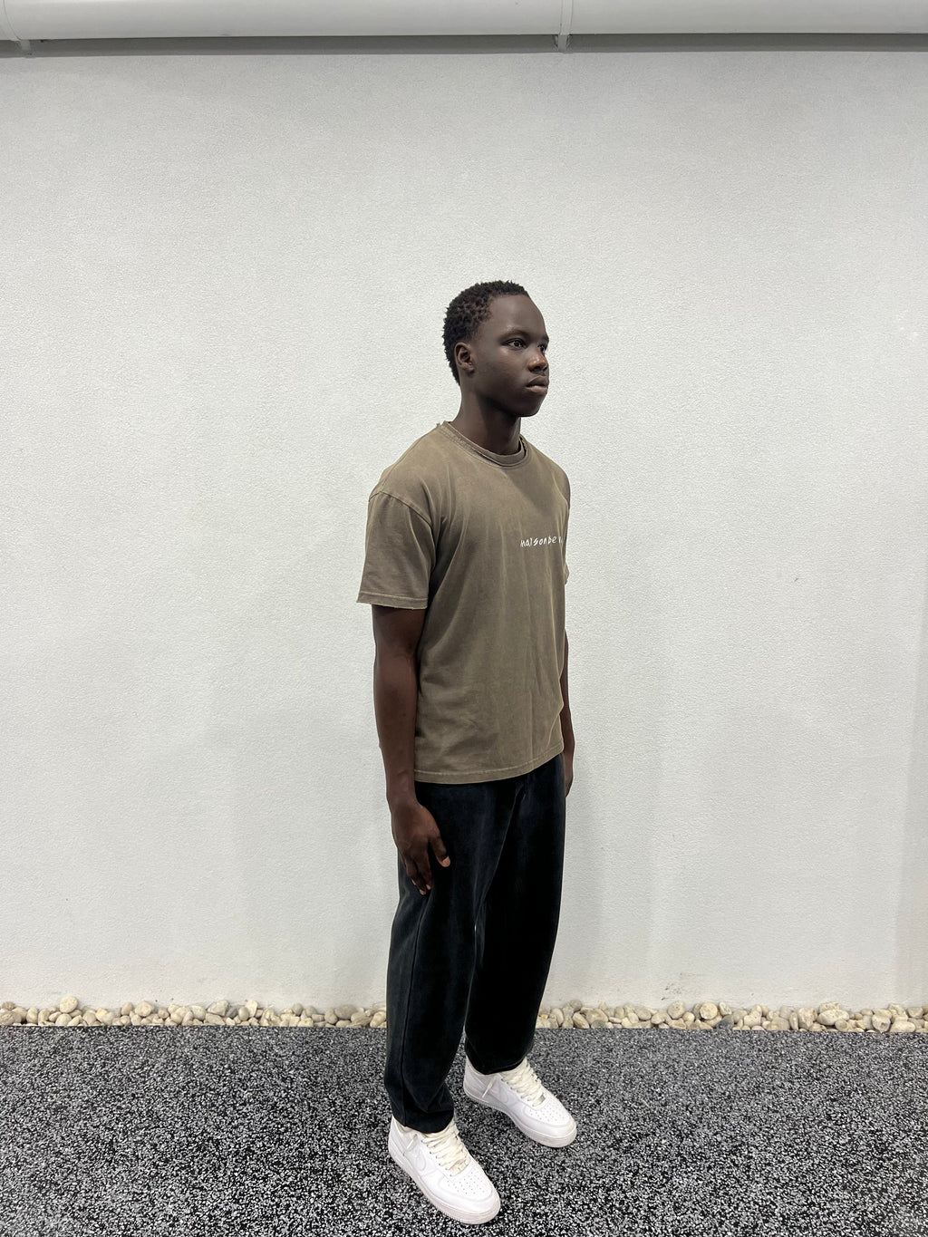 Le distressed oversize tee