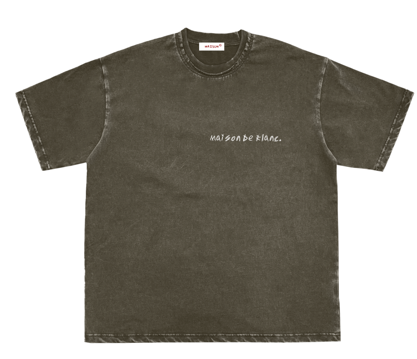 Le distressed oversize tee